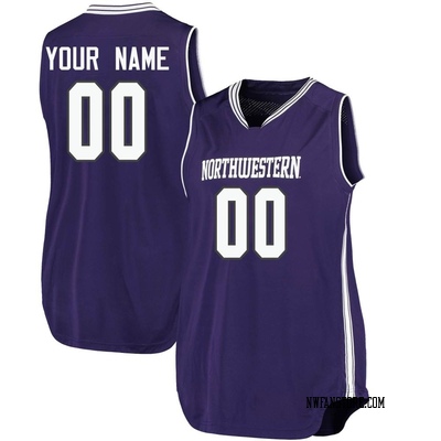 Women's Custom Northwestern Wildcats Replica Basketball Performance Jersey - Purple
