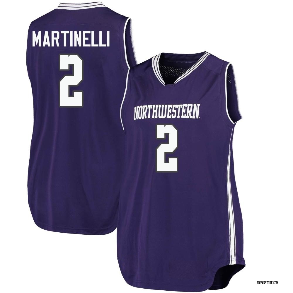 Women's Nick Martinelli Northwestern Wildcats Replica Basketball Performance Jersey - Purple